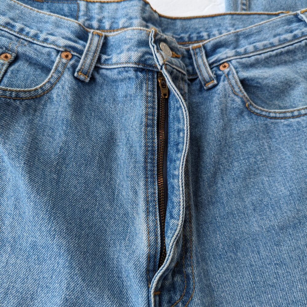 Men's 550 Levi Strauss & Co Blue Jeans Denim 38 x 30 - Picture 12 of 16